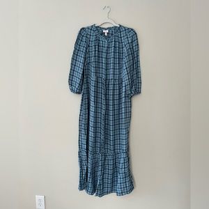 Isabel Maternity Women Dress M size. Blue and Dark Blue